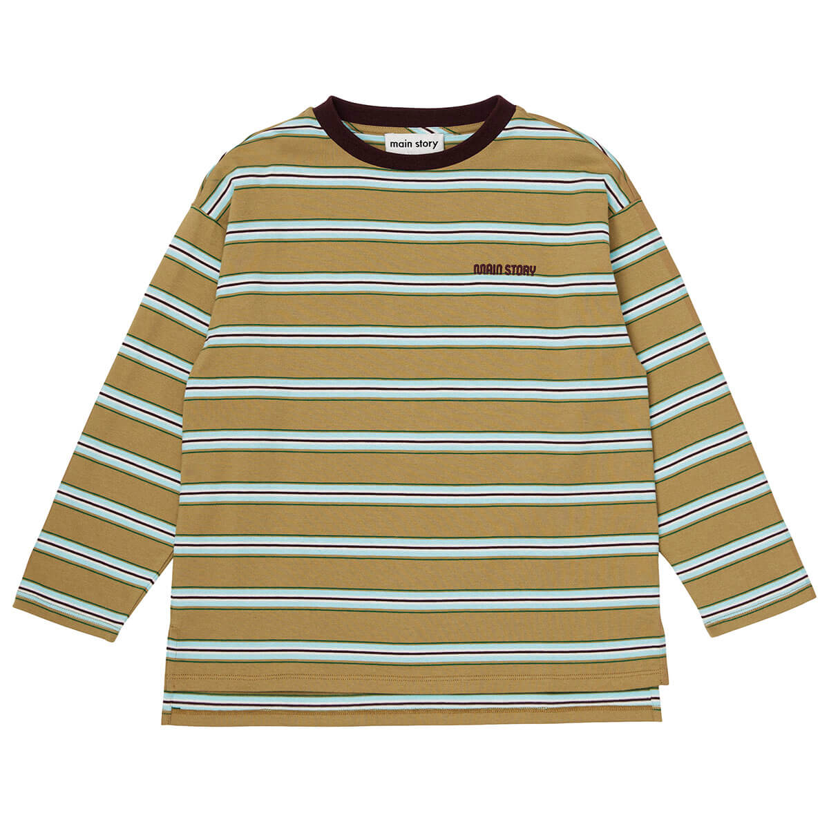 Big Tee in Raincoat Stripe by Main Story