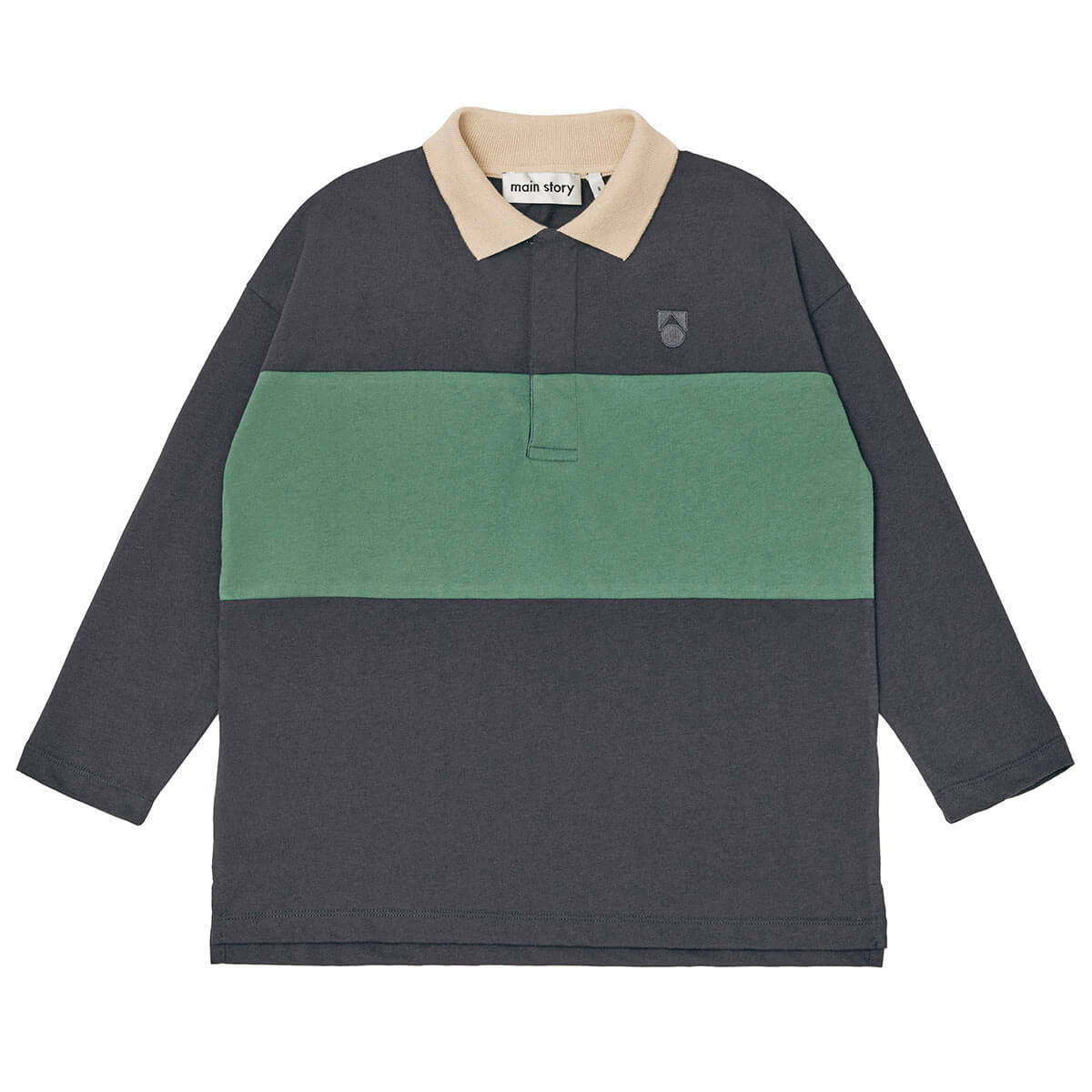 Polo Shirt in Phantom by Main Story