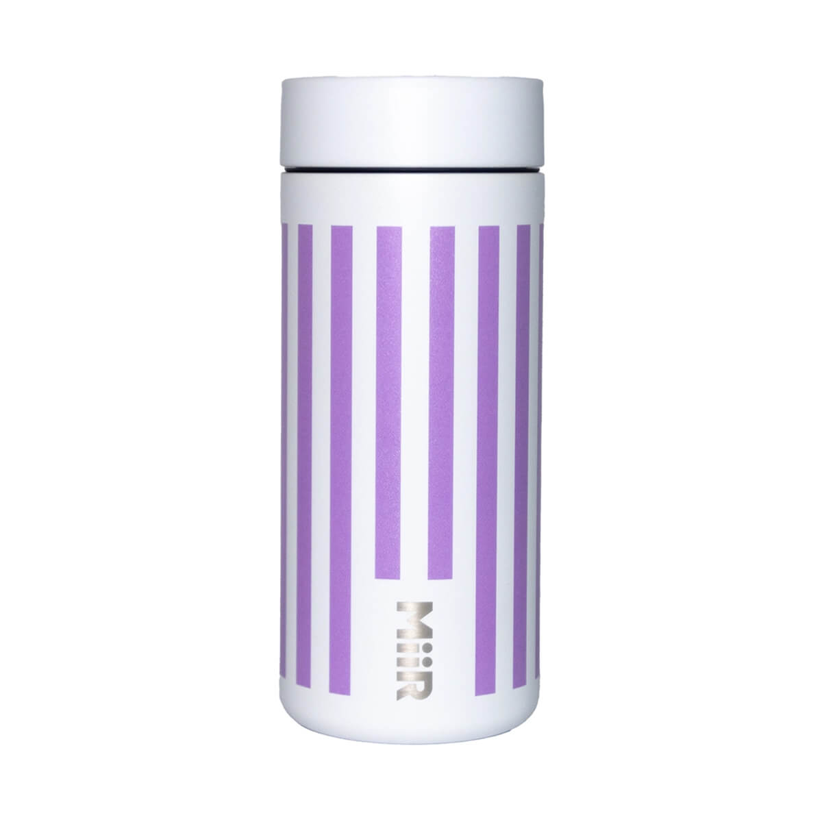 360 Traveler Tumbler 355ml in Purple Stripes by Matchasome x MiiR