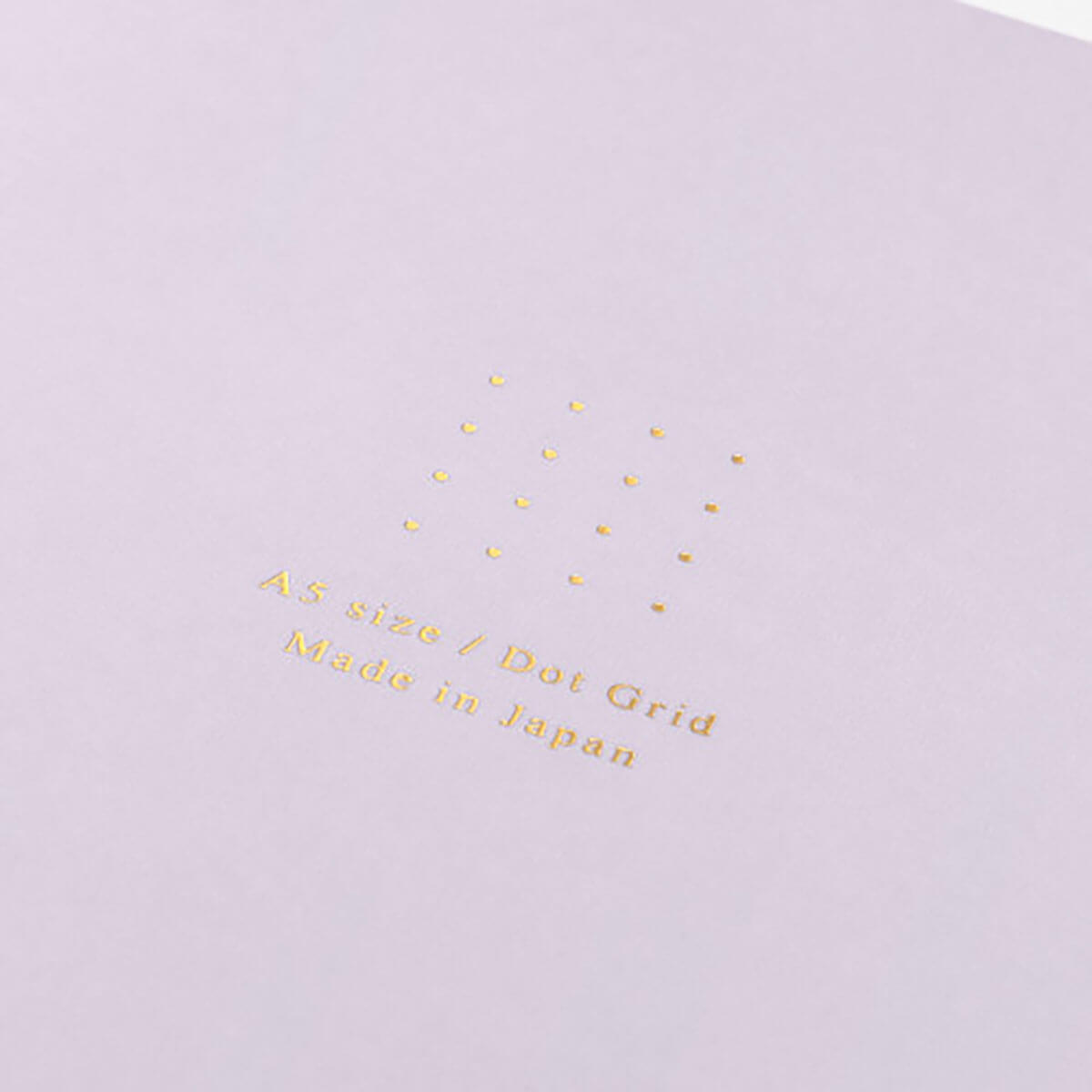 Soft Colour A5 Dot Grid Notebook in Purple by Midori