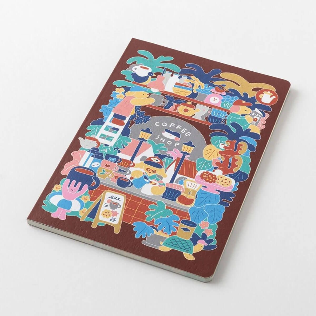 Coffee Shop Yuru Log B6 Notebook by Midori