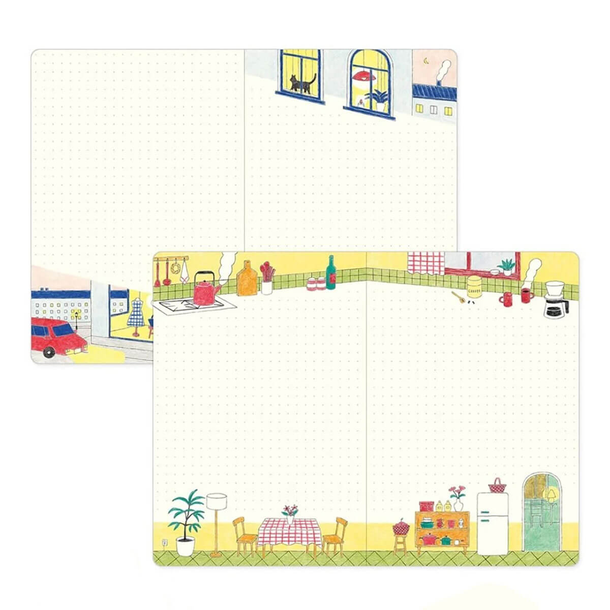 Daily Life Yuru Log B6 Notebook by Midori
