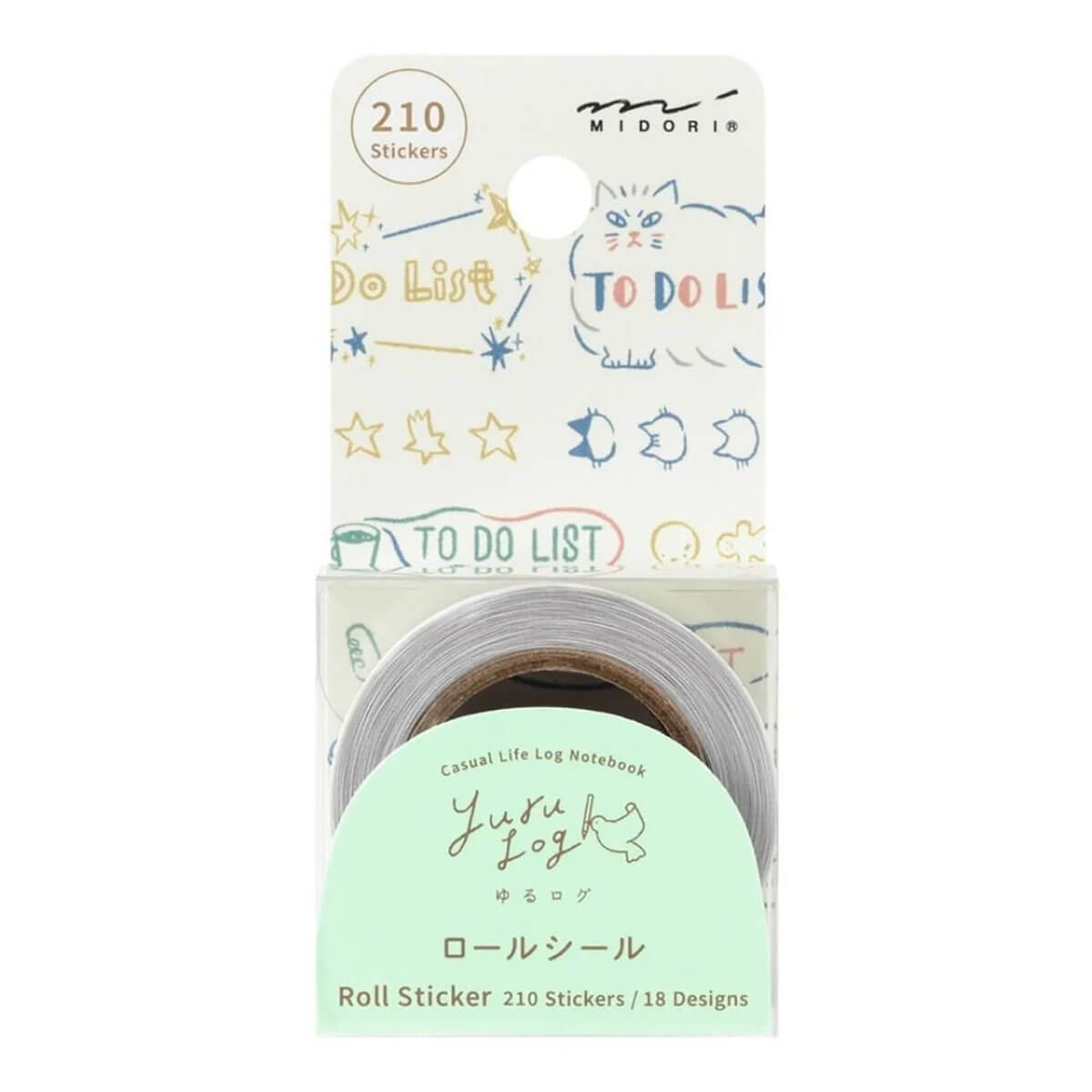 List Yuru Log Roll Stickers by Midori