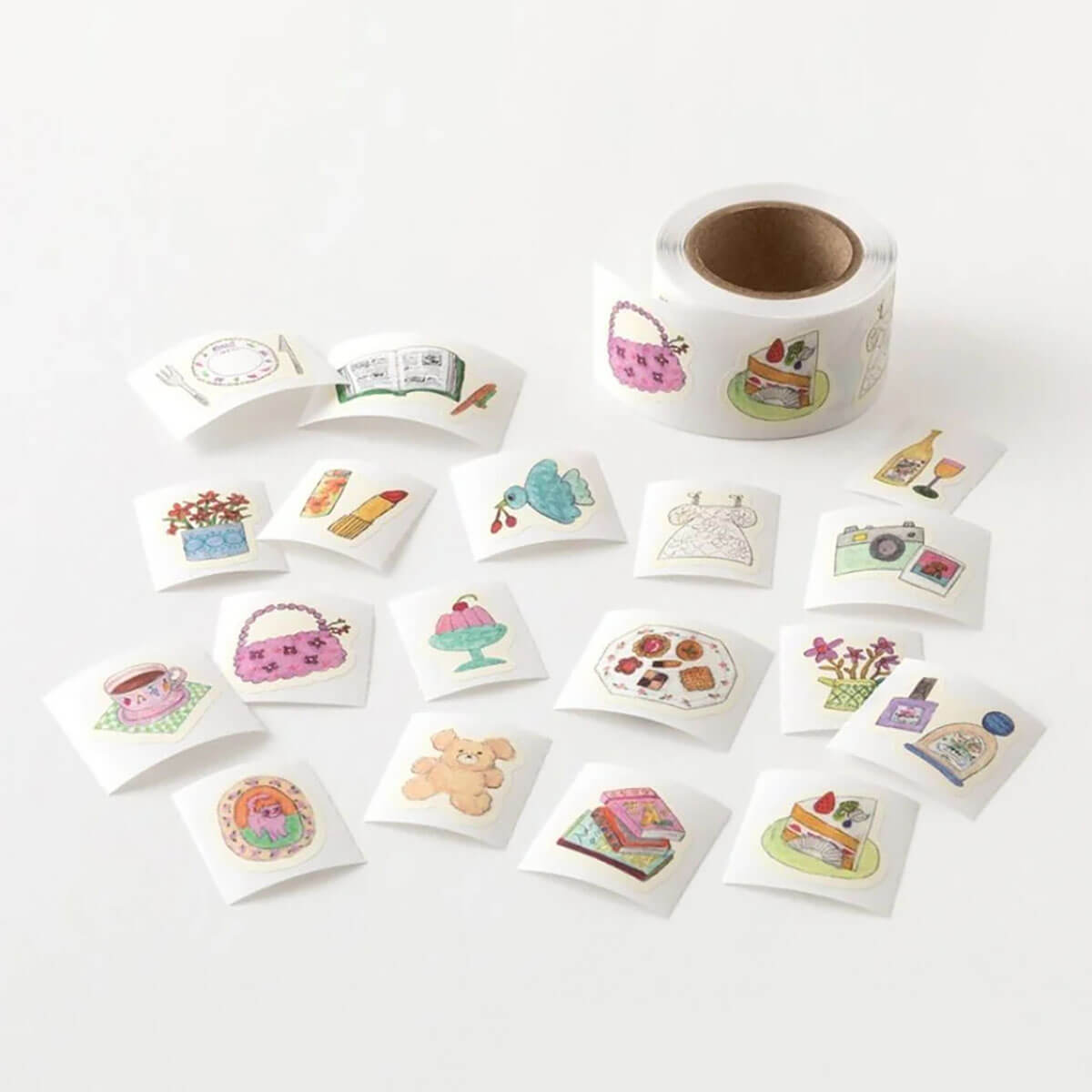 Motifs Yuru Log Roll Stickers by Midori