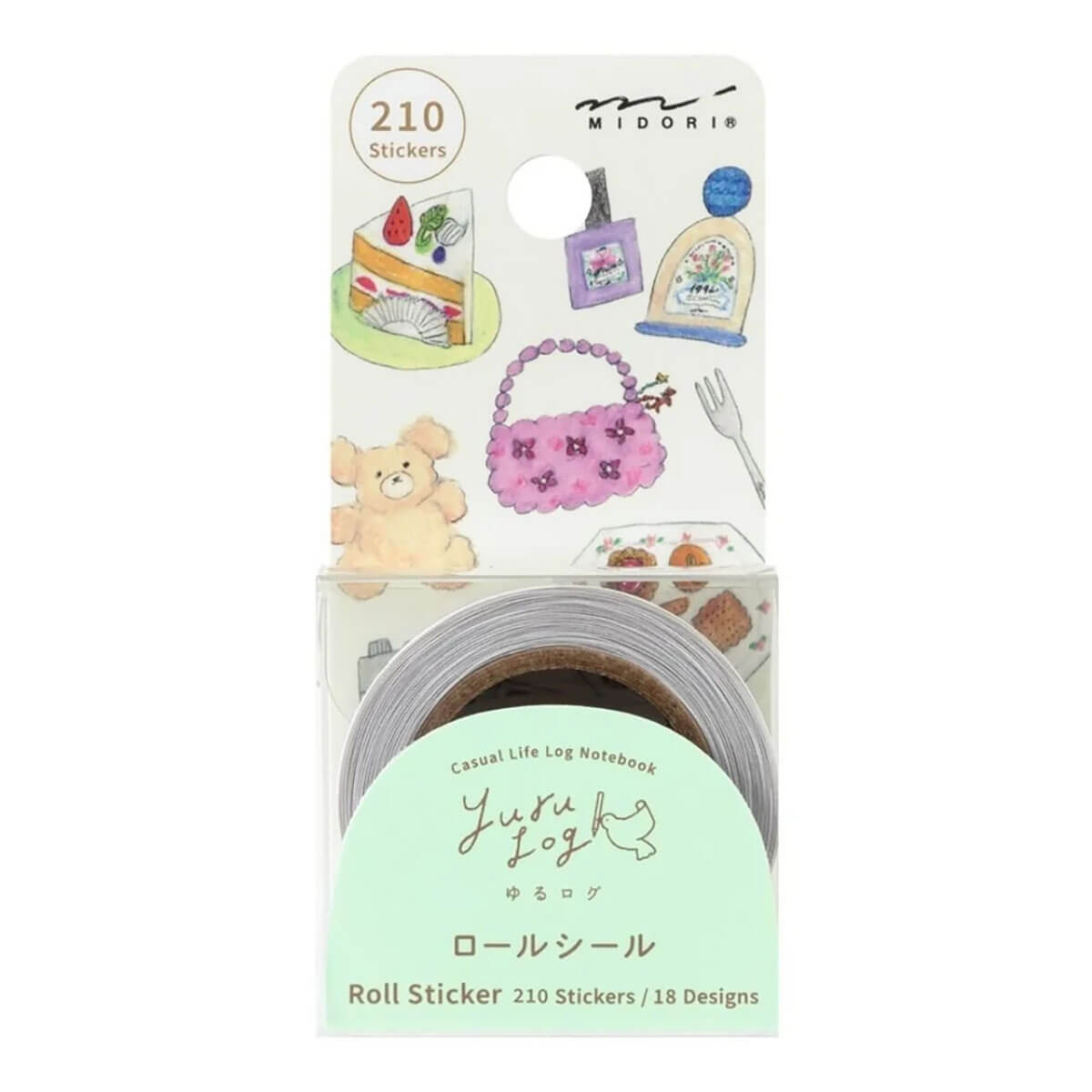 Motifs Yuru Log Roll Stickers by Midori
