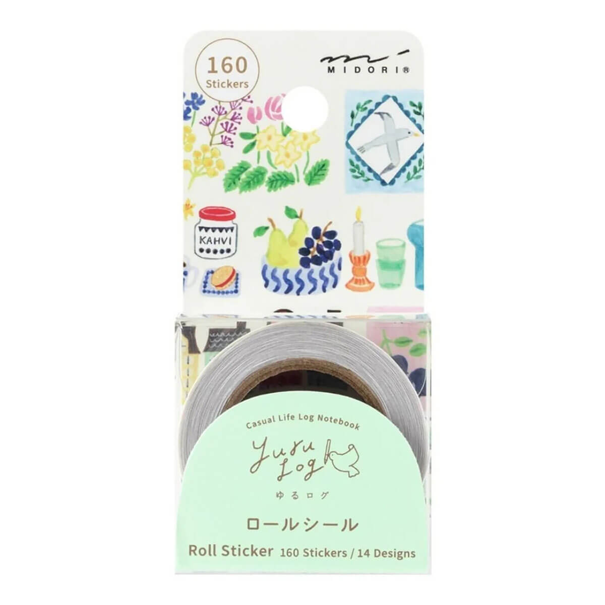 Stamps Yuru Log Roll Stickers by Midori