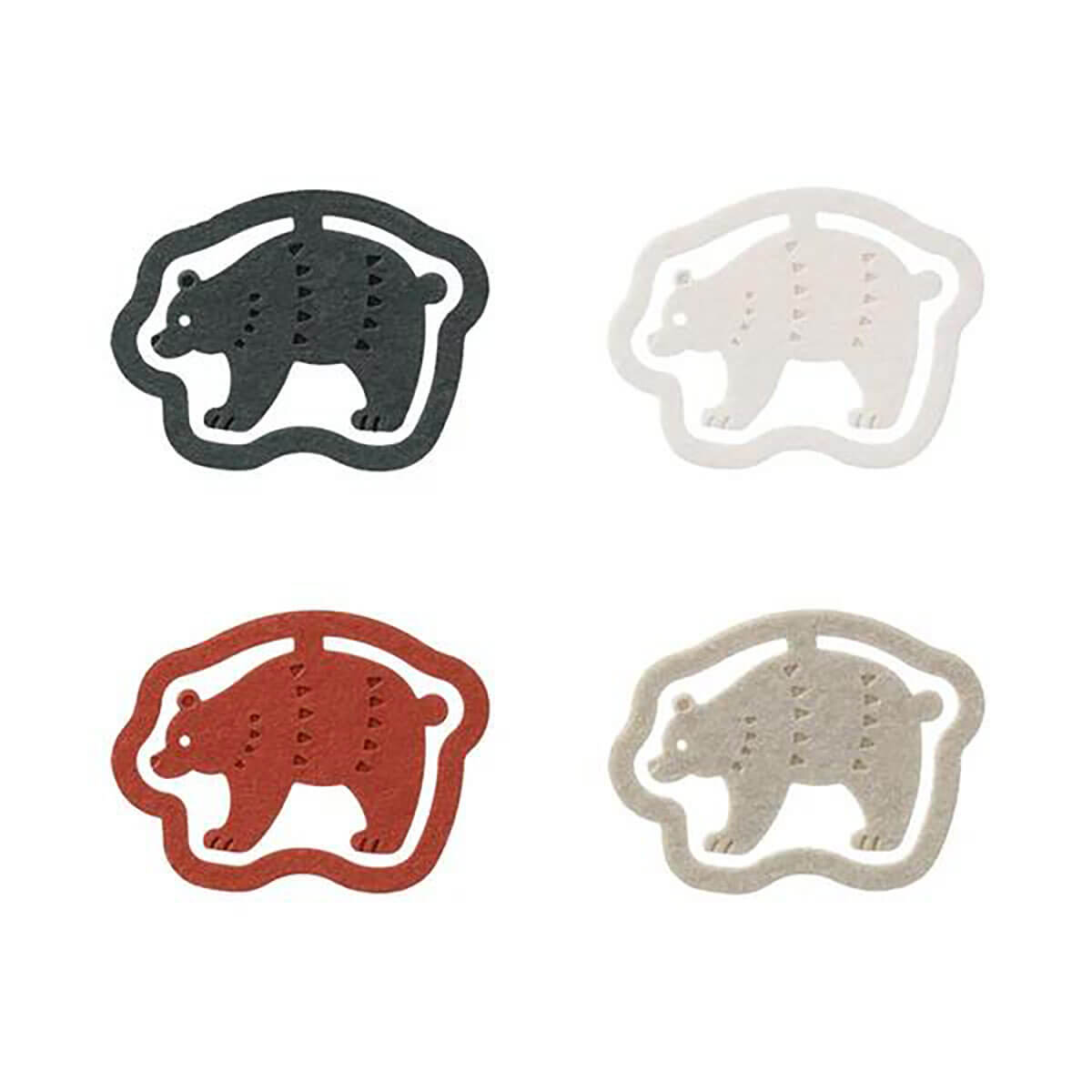 Bear P-Clip Paperclips by Midori