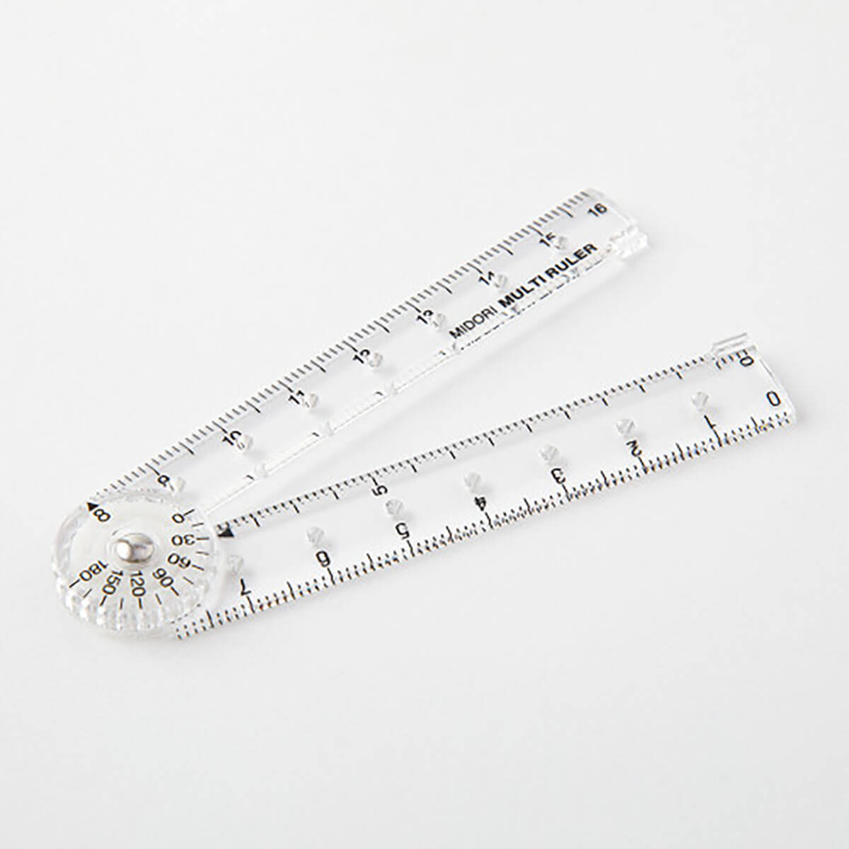 Multi Ruler (16cm) in Clear by Midori