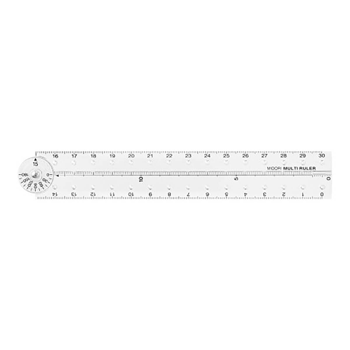 Multi Ruler (30cm) in Clear by Midori