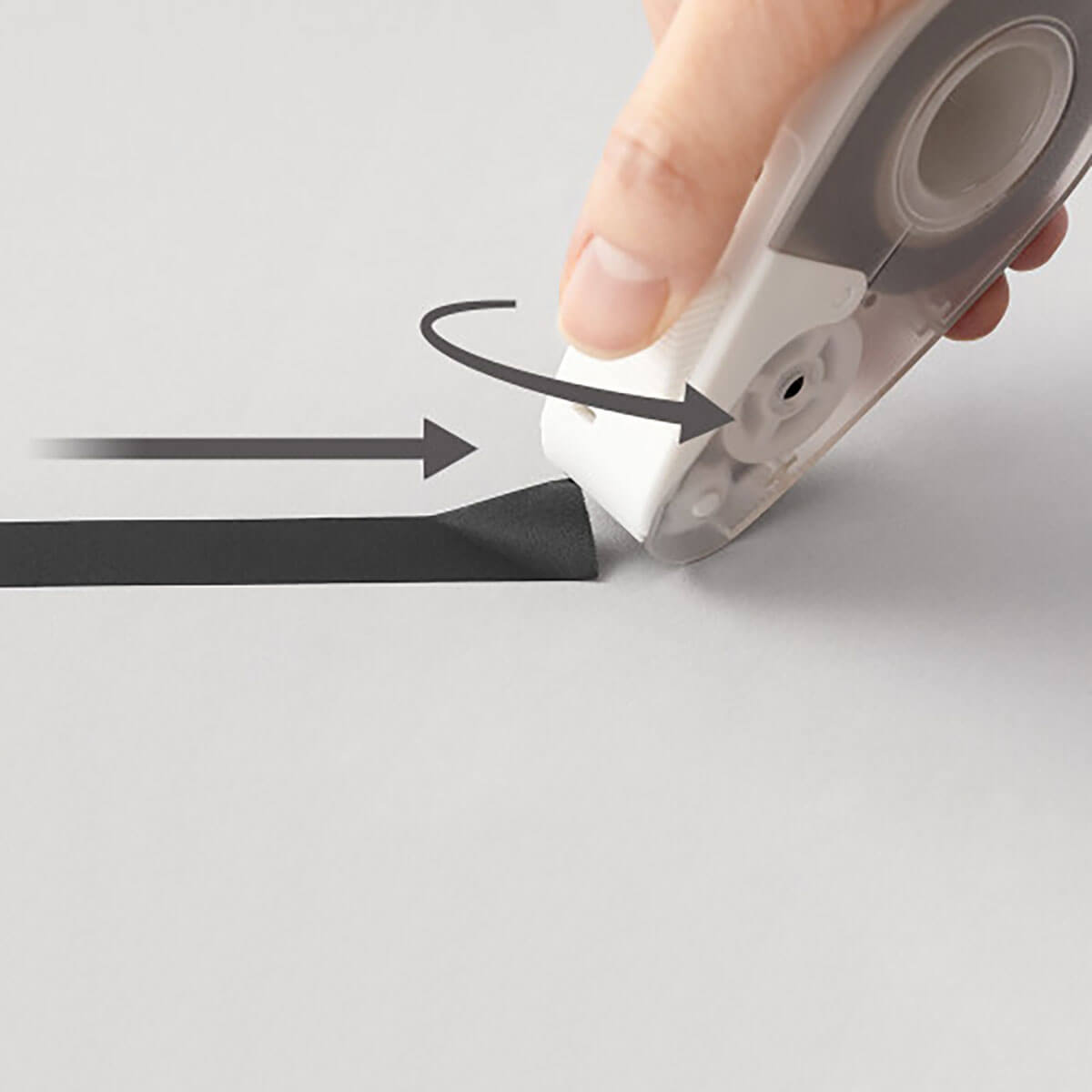 Quick Tape Cutter in White by Midori