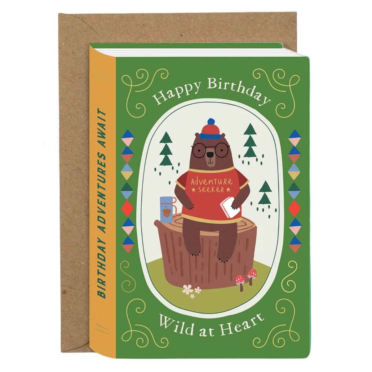 Fairytale Bear Birthday Greetings Card by Mifkins