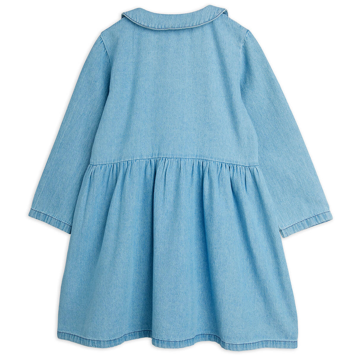 Denim Rabbit Dress in Blue by Mini Rodini