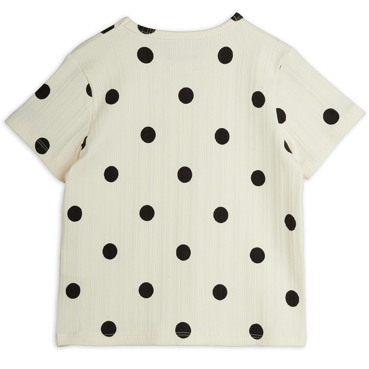 Dots Dog Tee in Off White by Mini Rodini