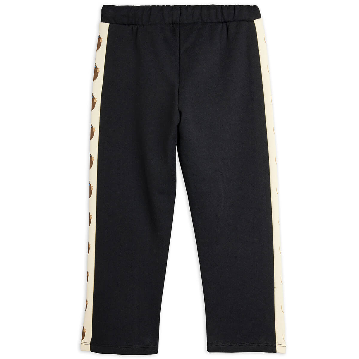 Elephant Shrew Panel Sweatpants in Black by Mini Rodini