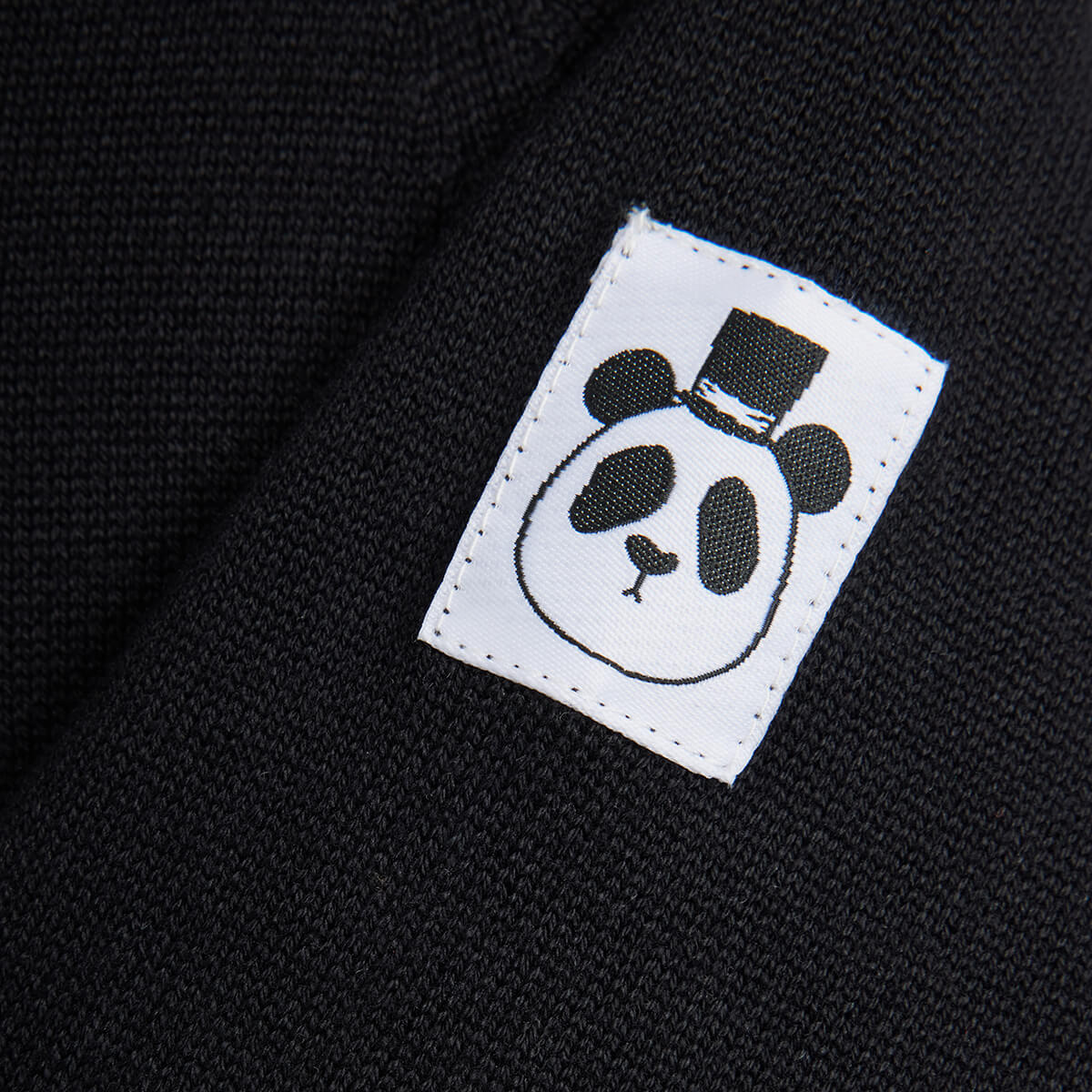 Mouse Ear Baby Jumpsuit in Black by Mini Rodini