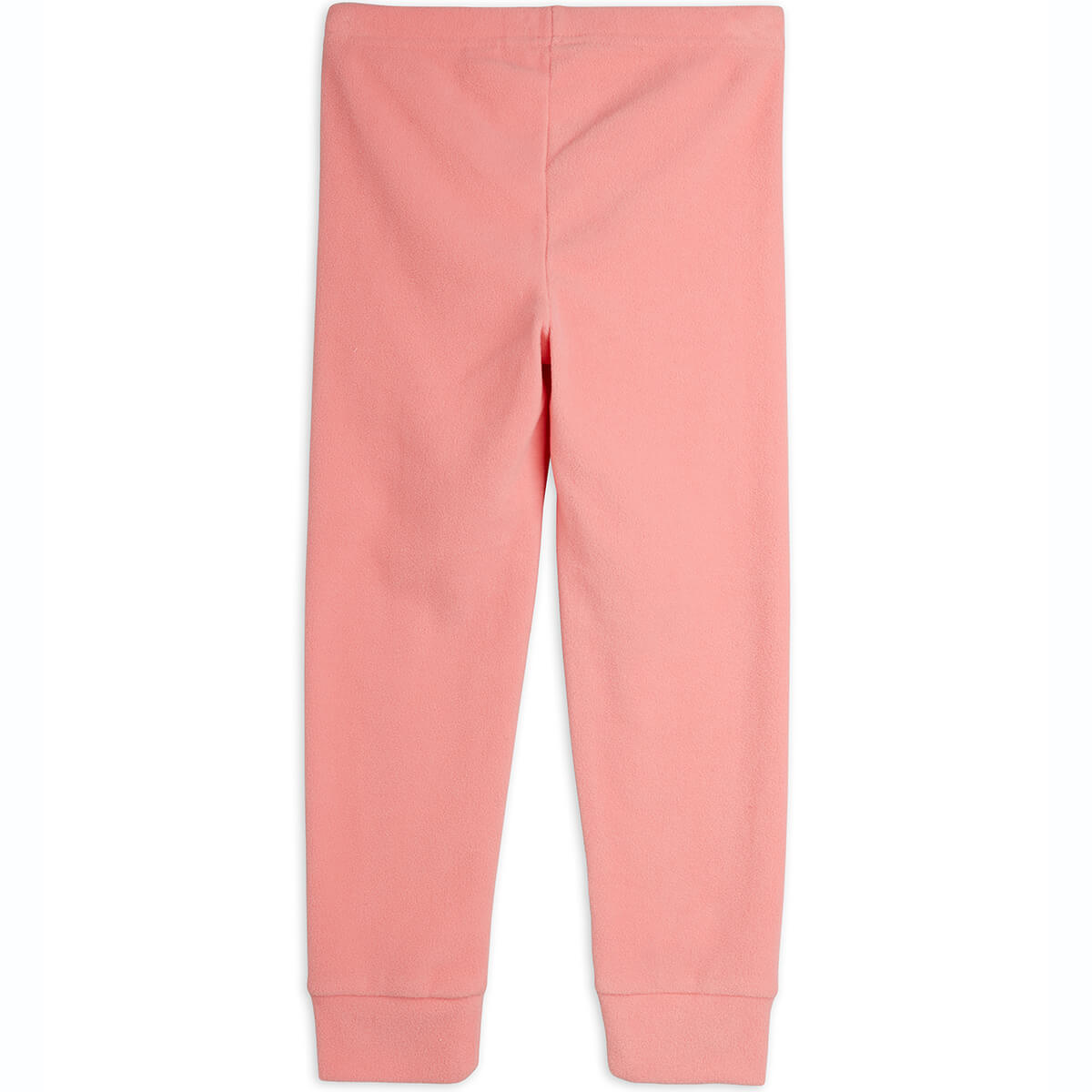 Penguin Embroidered Fleece Trousers in Pink by Mini Rodini