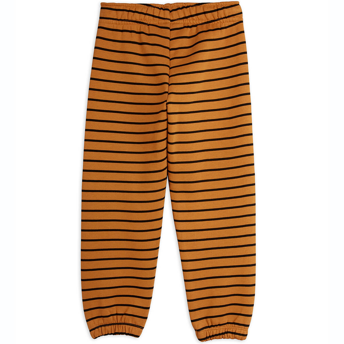 Striped Sweatpants in Brown by Mini Rodini