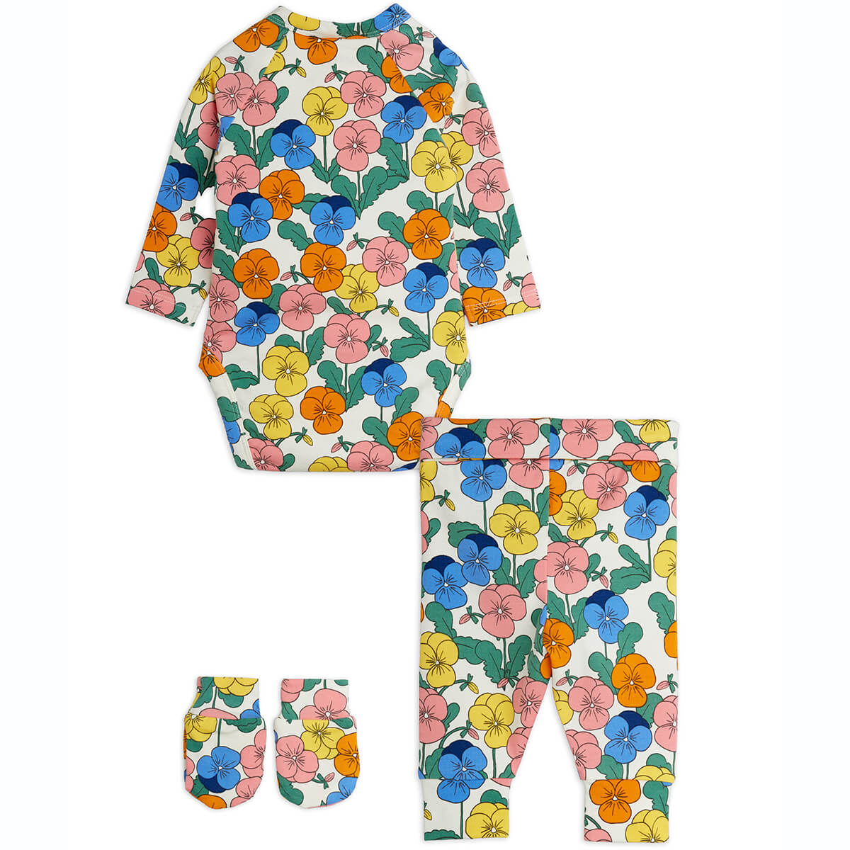 Violas Baby Set by Mini Rodini
