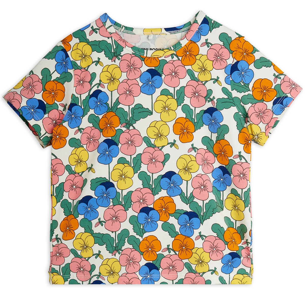 Violas Tee in Multi by Mini Rodini