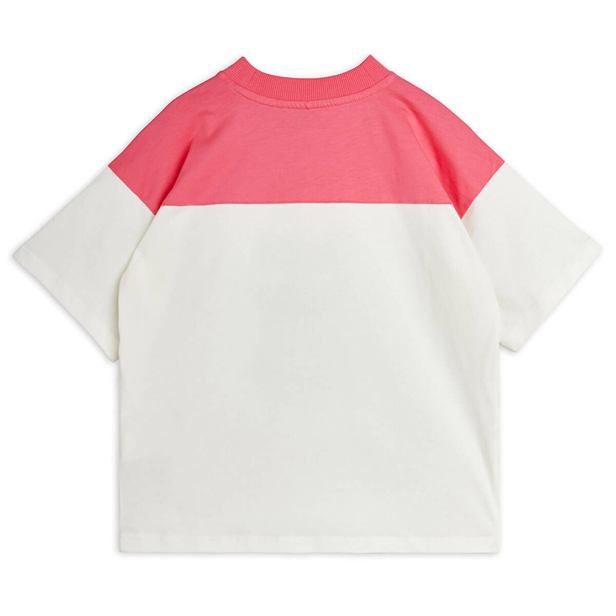 Cat V-Neck Tee in Pink by Mini Rodini
