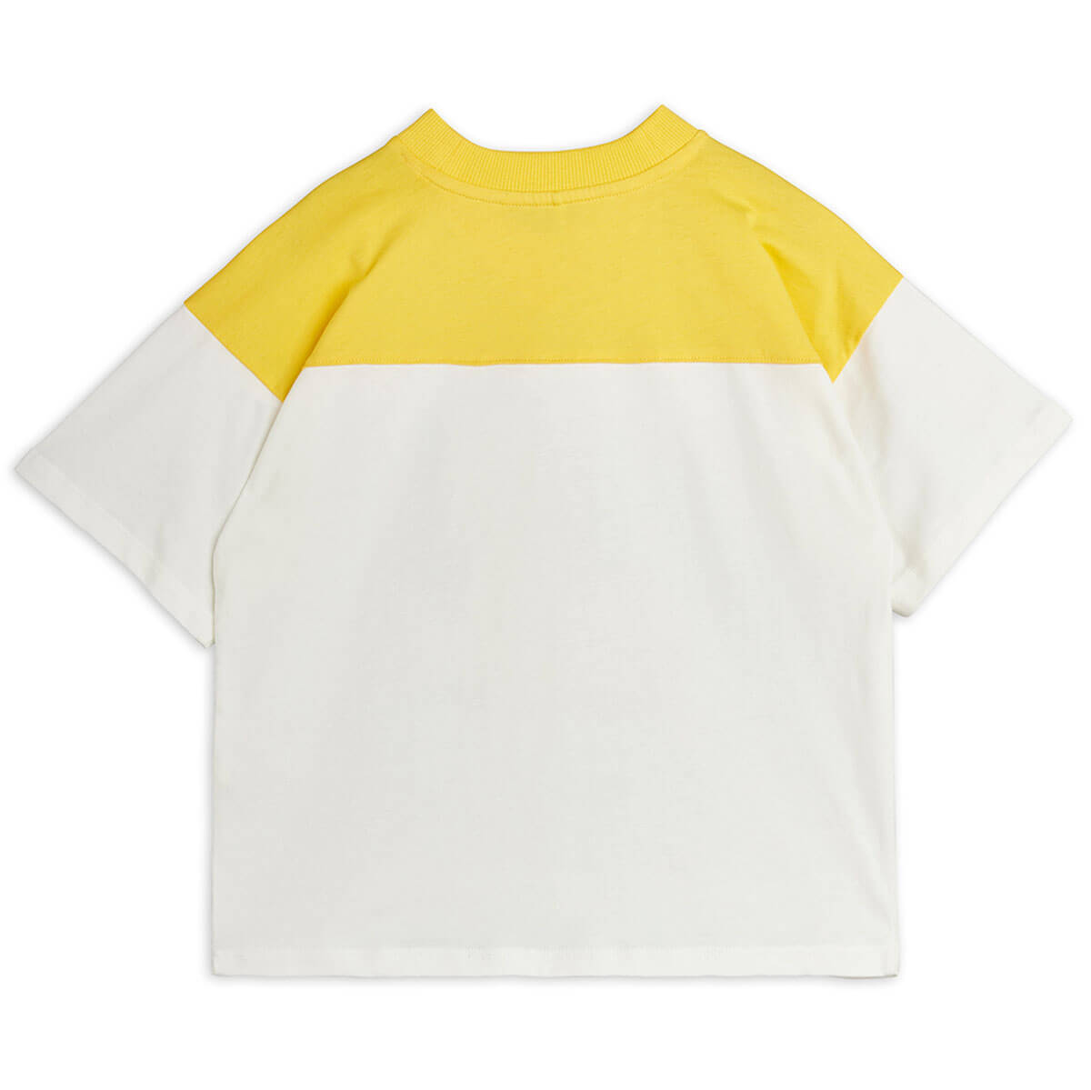 Dog V-Neck Tee in Yellow by Mini Rodini