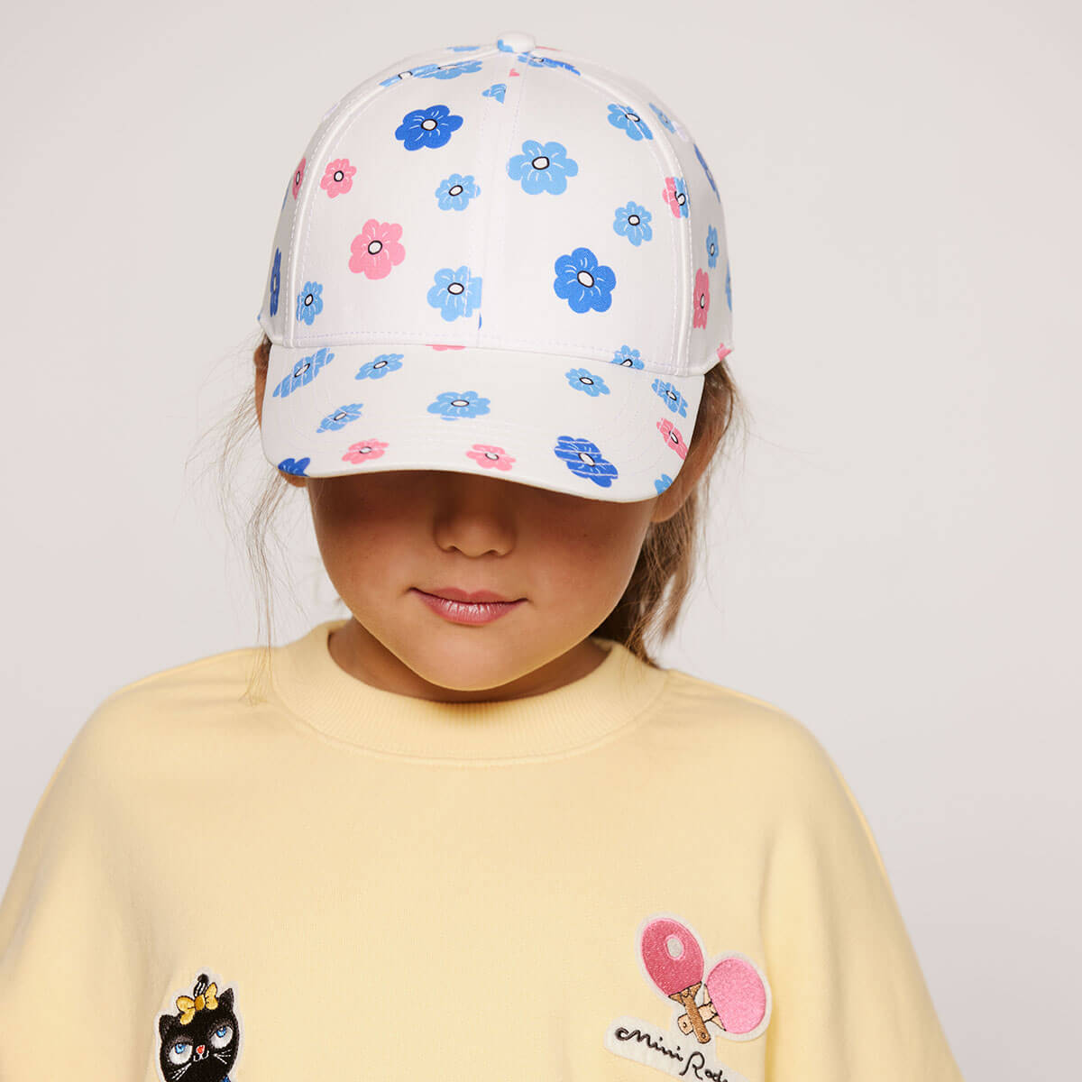 Flowers AOP Cap by Mini Rodini