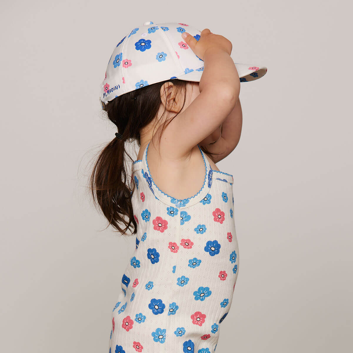 Flowers AOP Cap by Mini Rodini