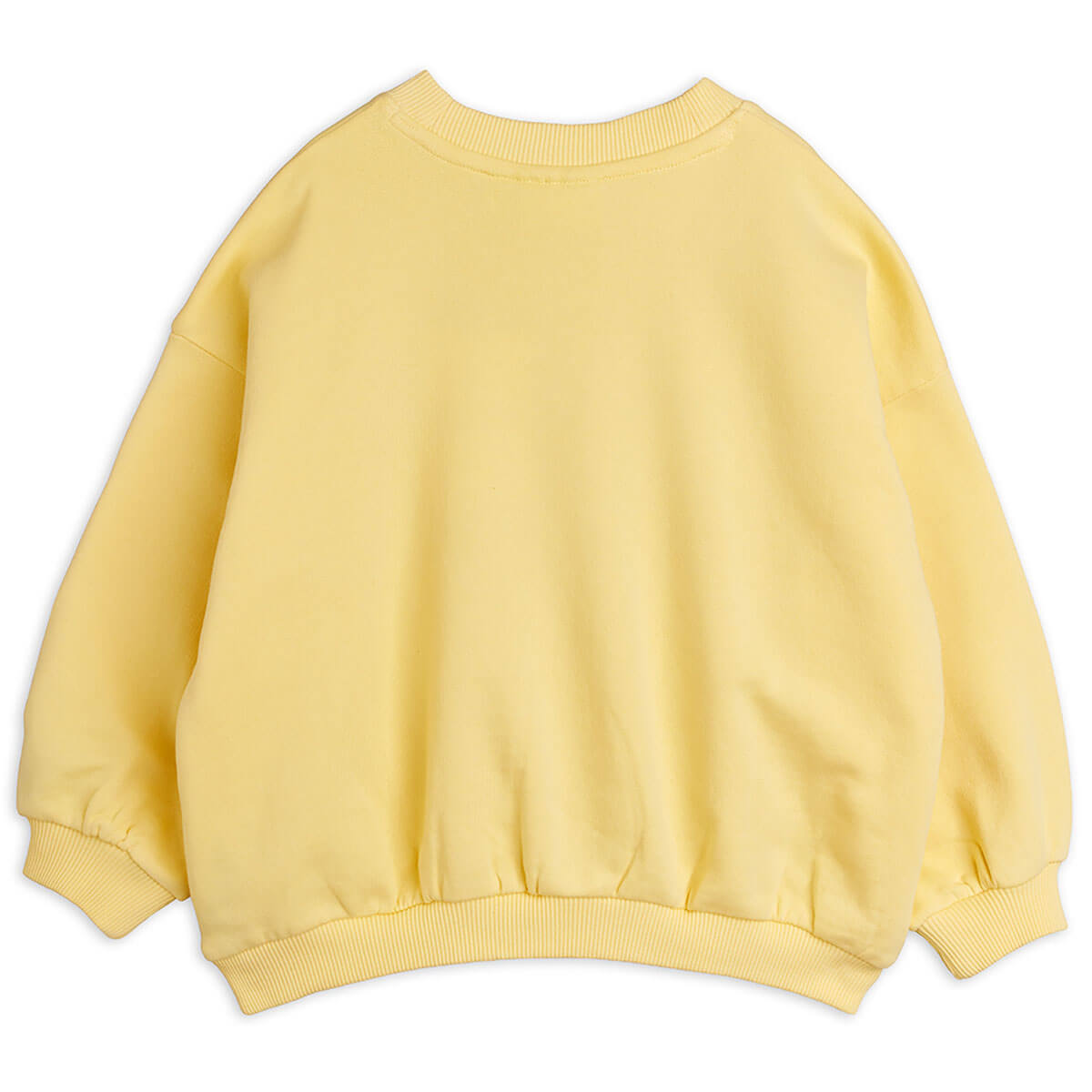 Minibabies Patches Sweatshirt in Yellow by Mini Rodini