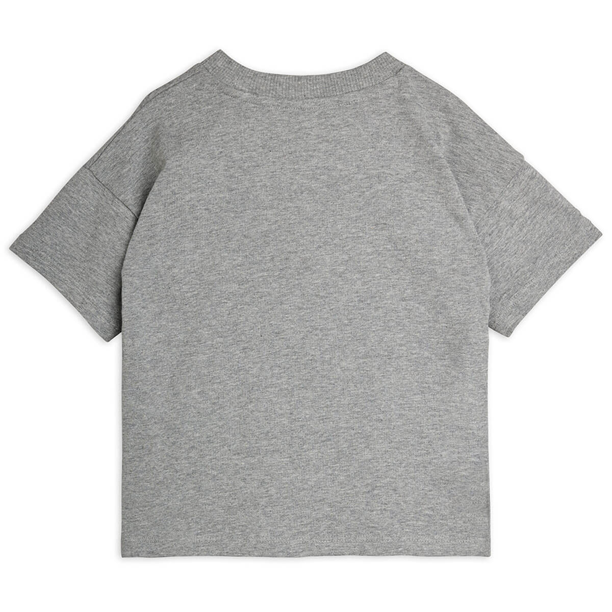 Panther Patch Tee in Grey Melange by Mini Rodini