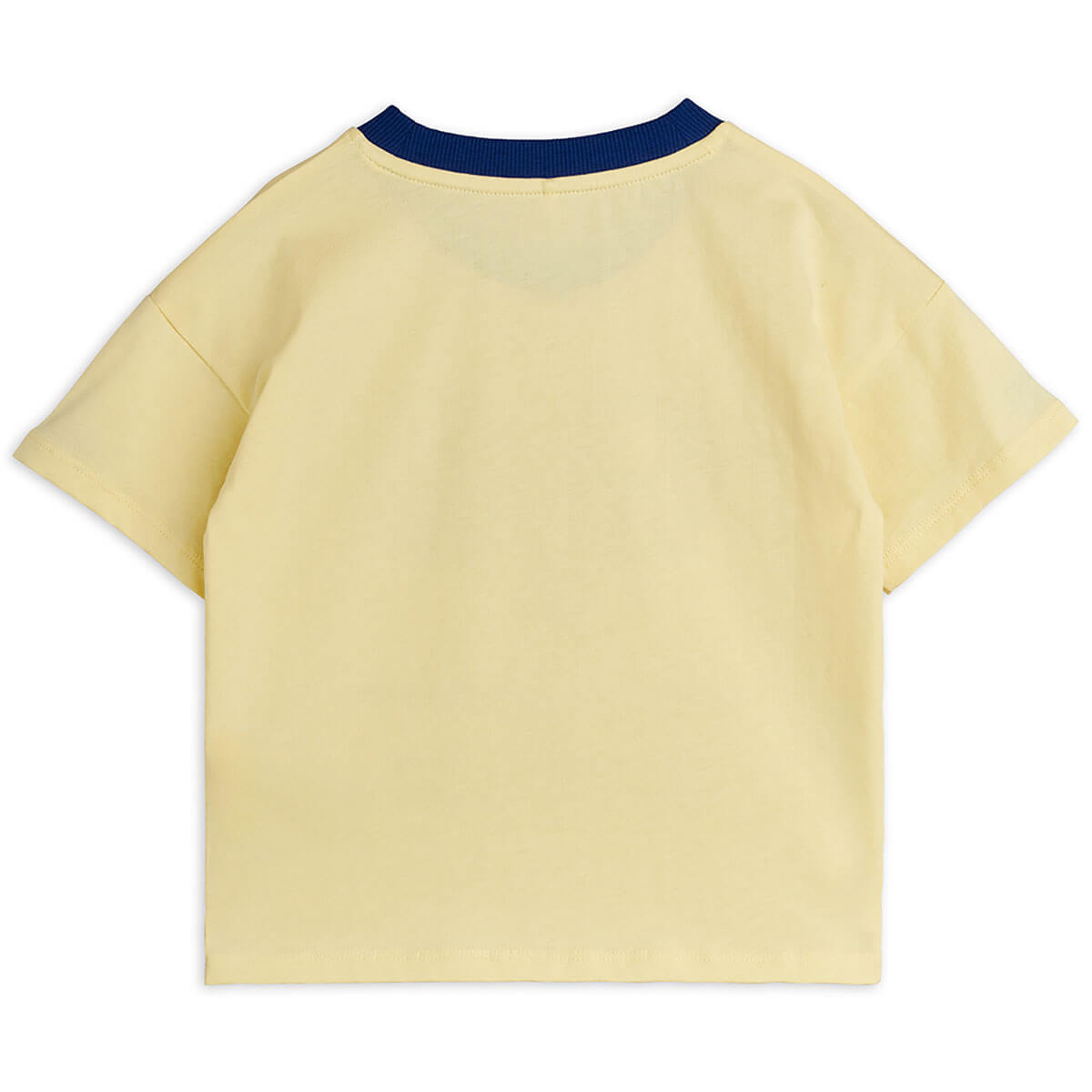 Table Tennis Contrast Rib Tee in Yellow by Mini Rodini