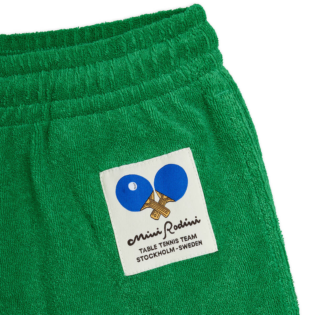 Table Tennis Patch Terry Shorts by Mini Rodini