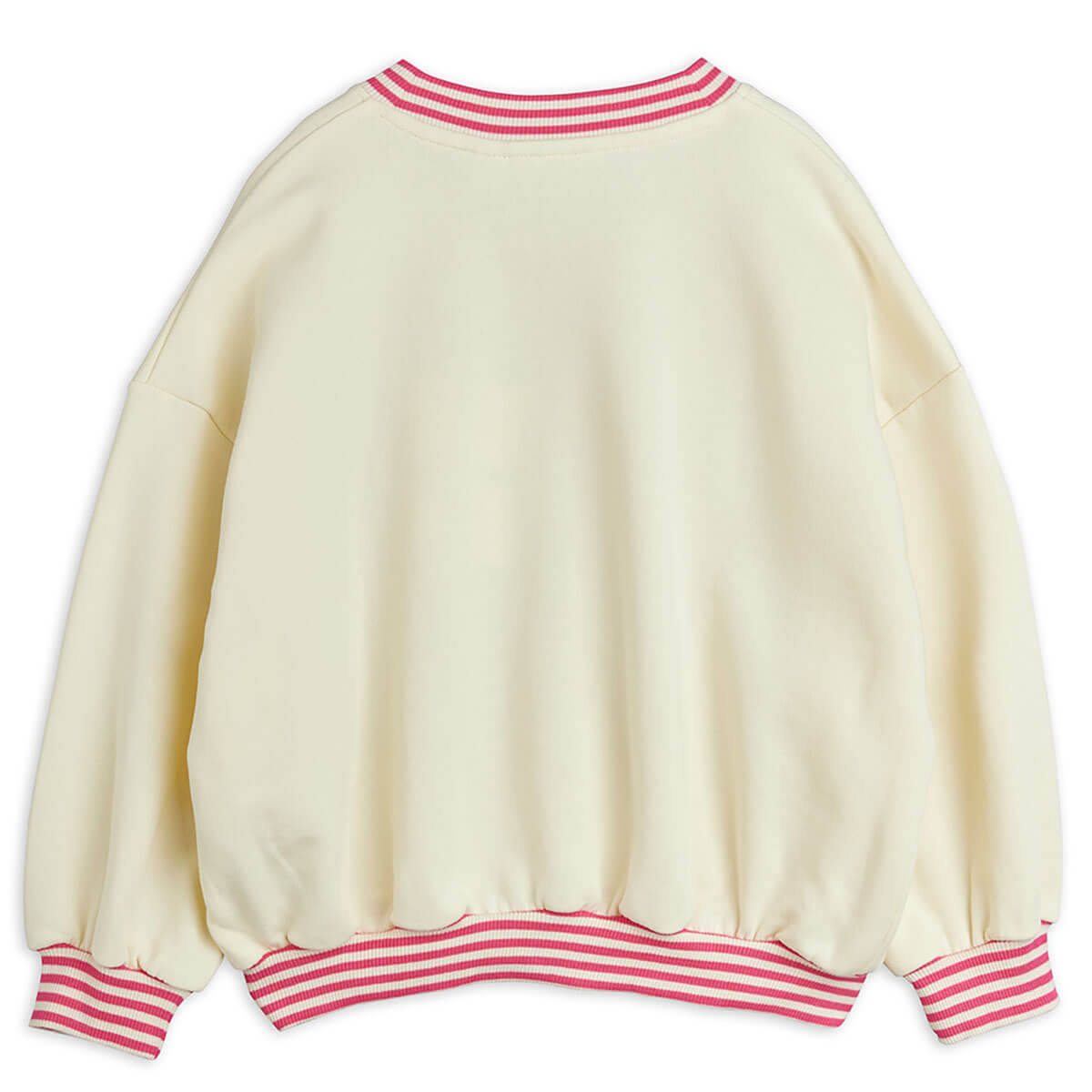 Table Tennis Striped Sweatshirt in White by Mini Rodini