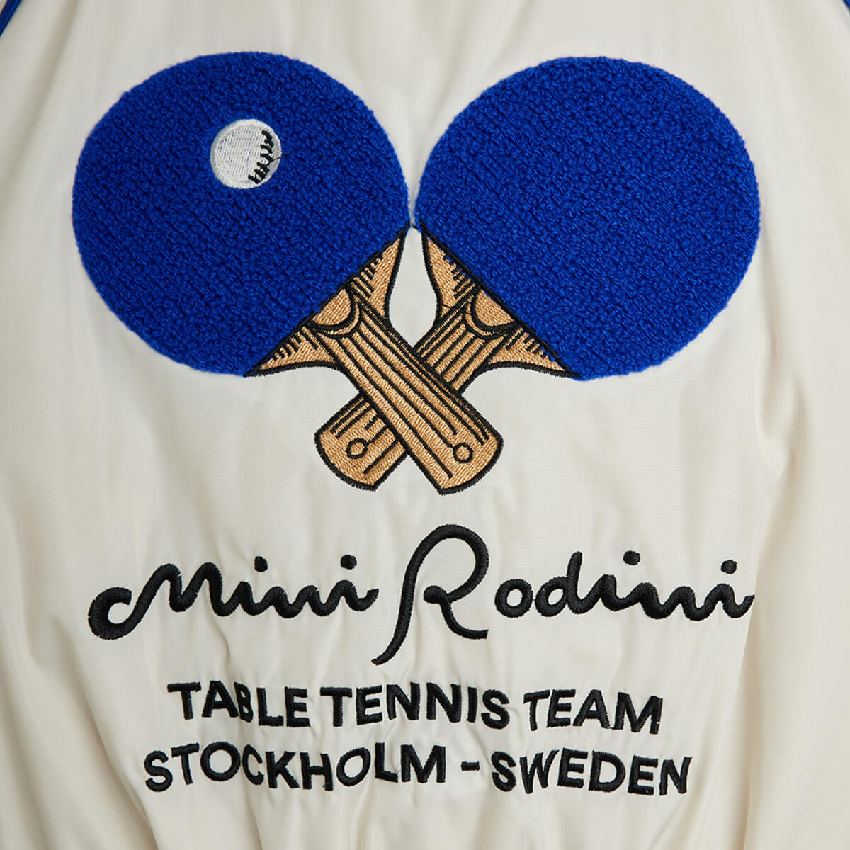 Table Tennis Team Baseball Jacket by Mini Rodini