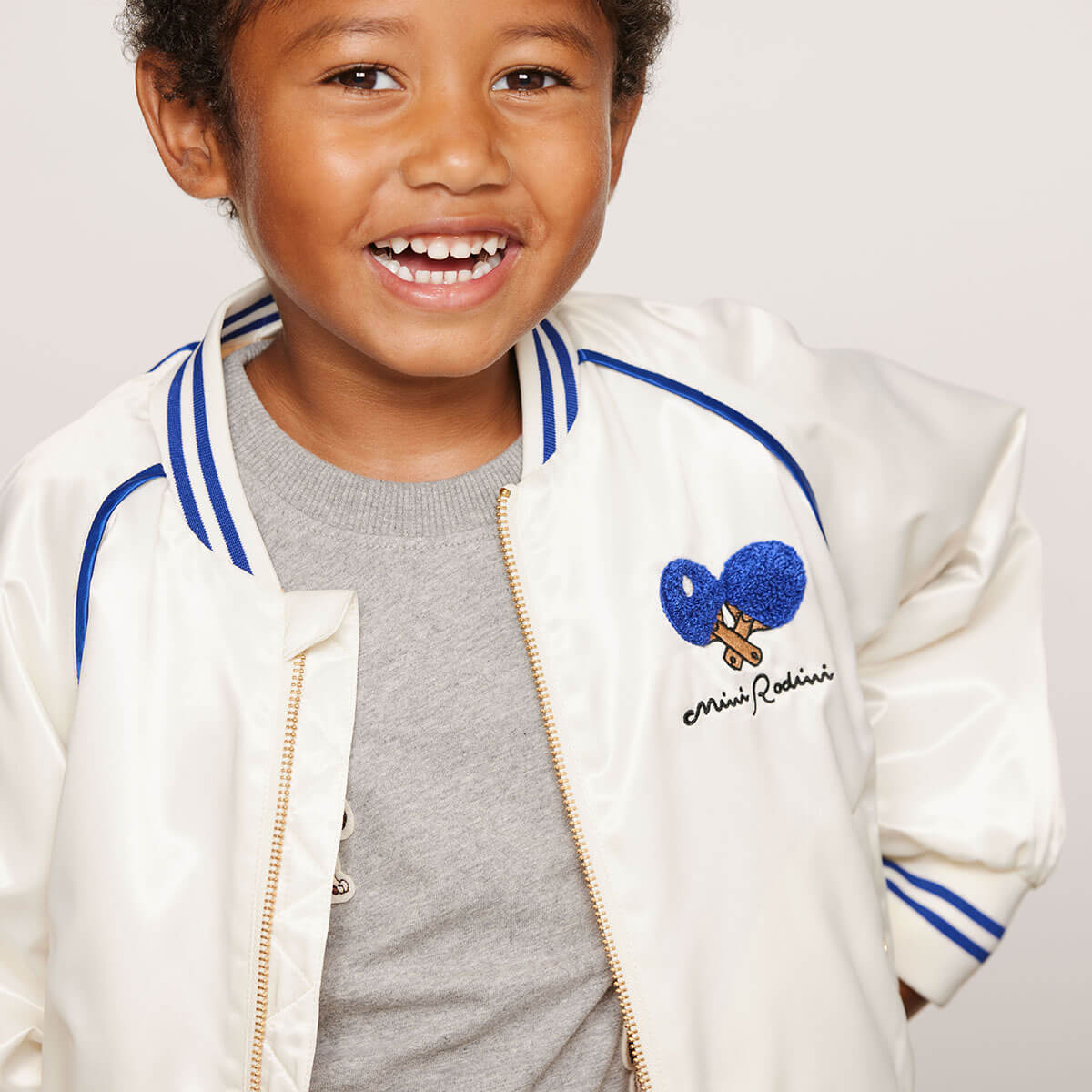 Table Tennis Team Baseball Jacket by Mini Rodini