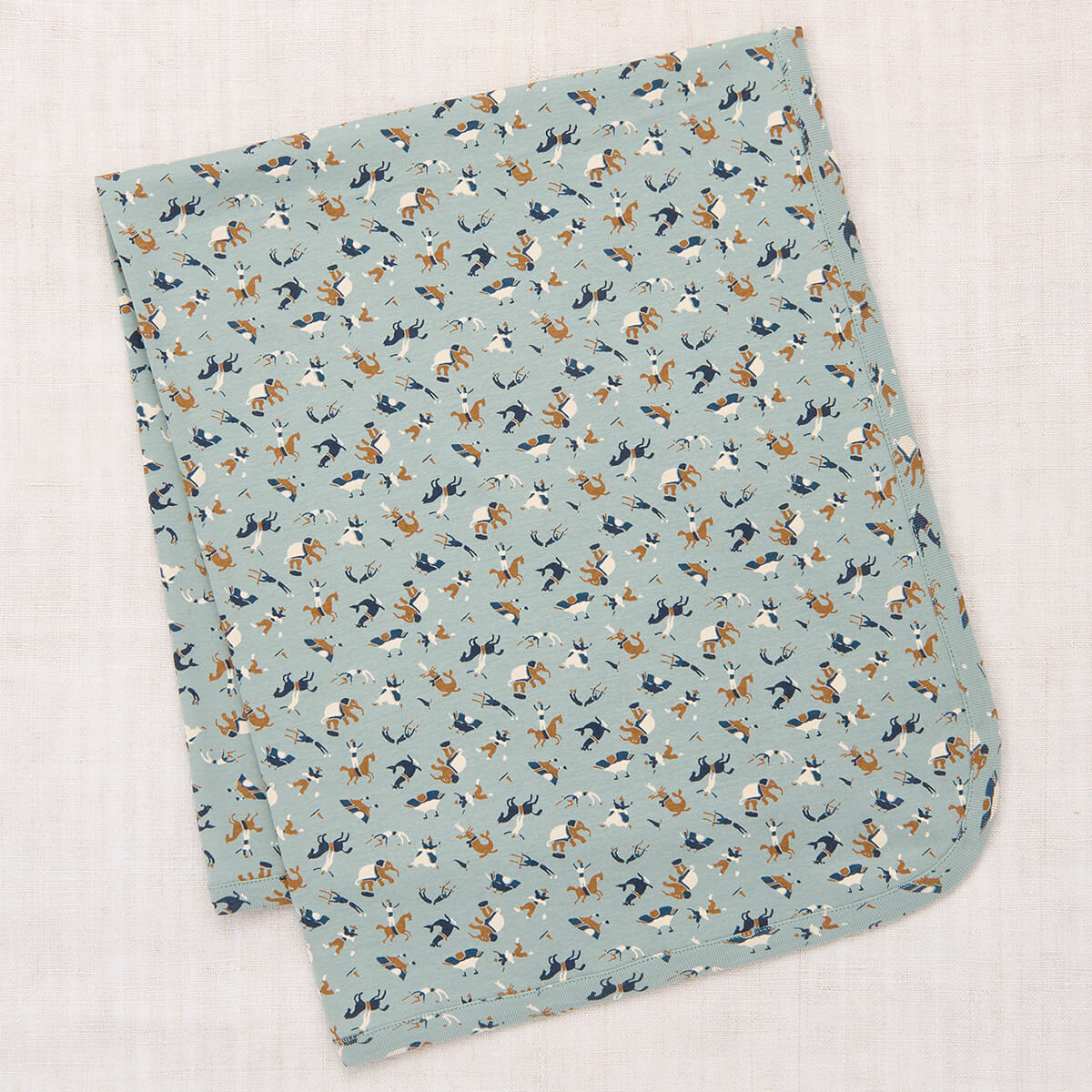 Baby Blanket in Onsen Circus by Misha & Puff