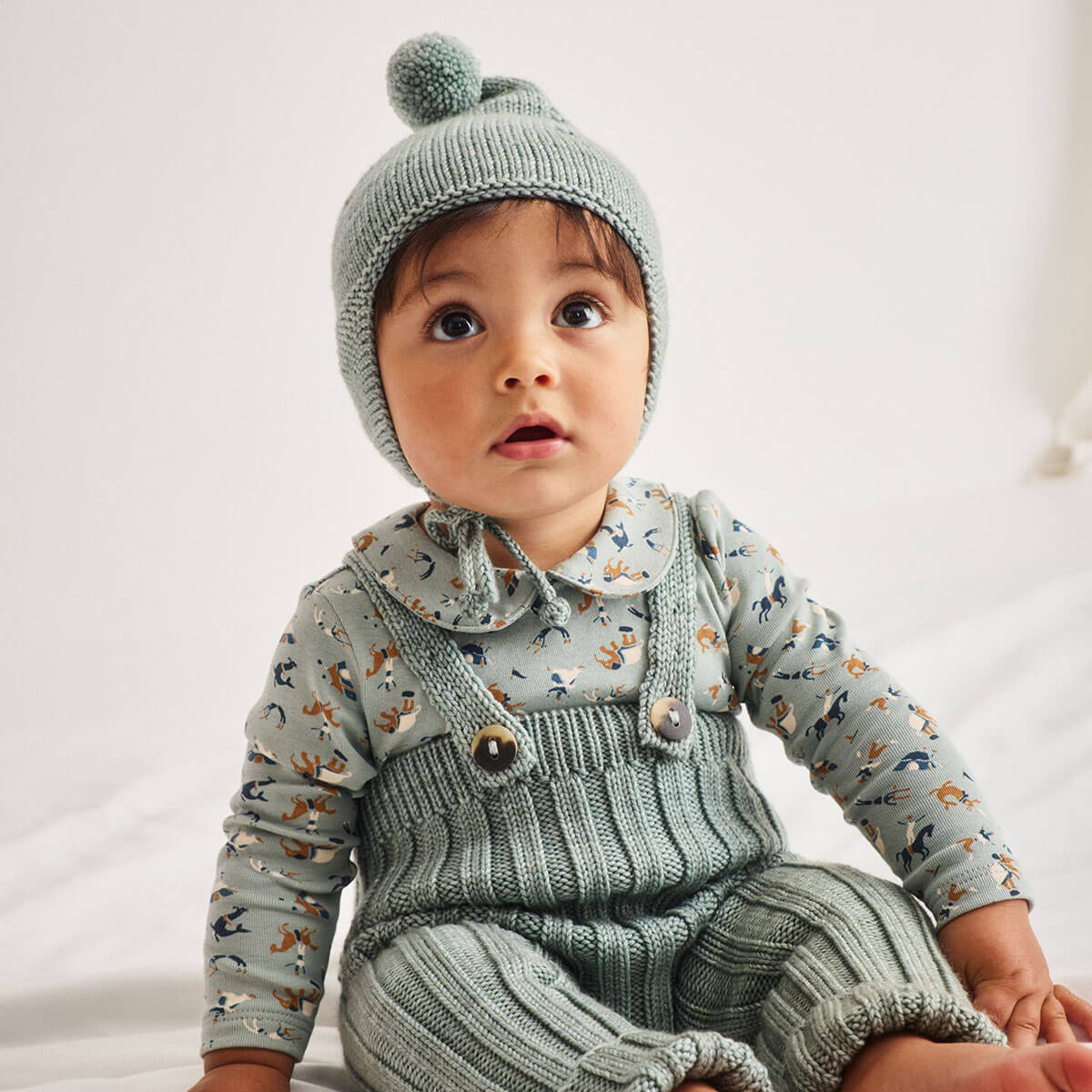 Baby Pointy Peak Hat in Onsen by Misha & Puff