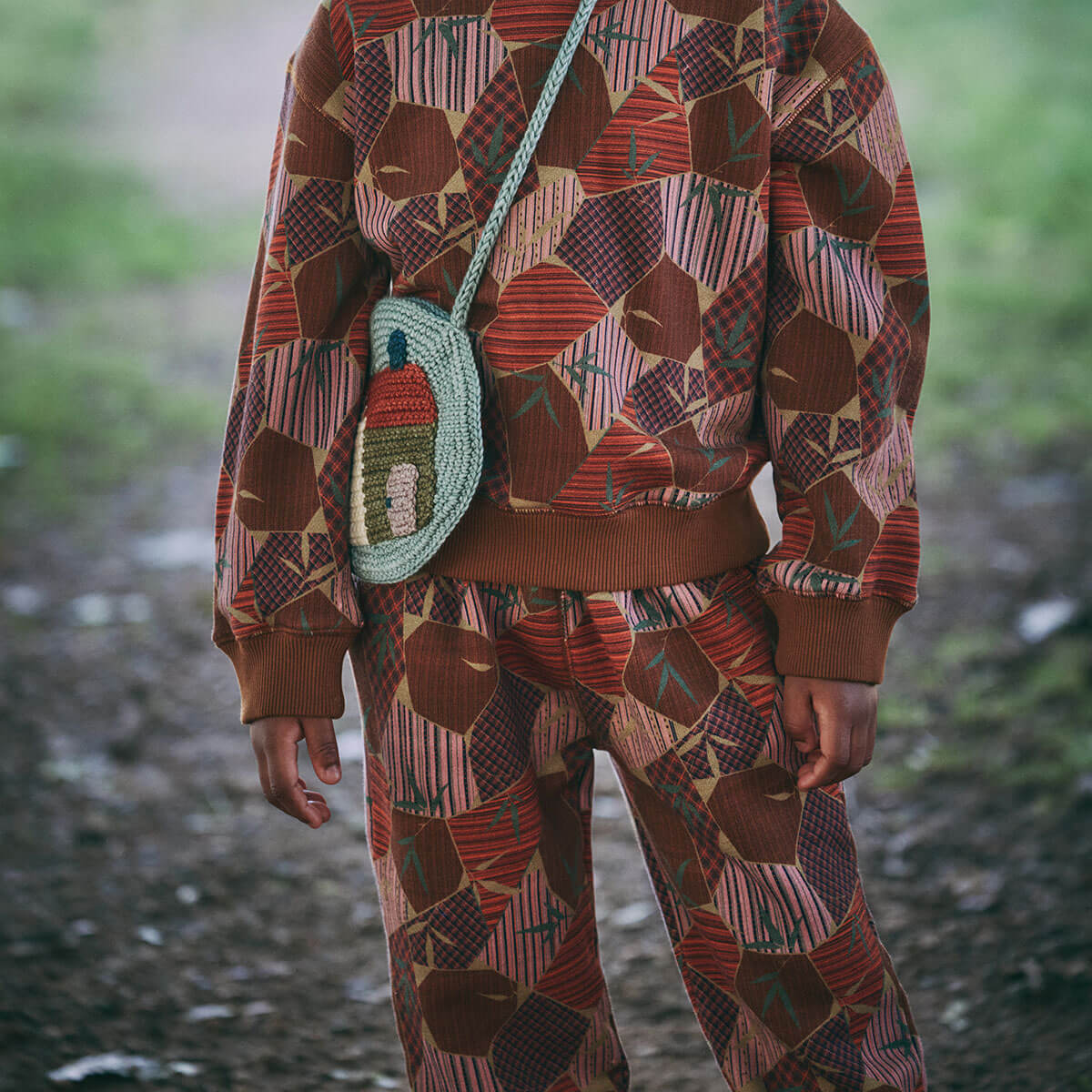 Court Jogger in Antique Rose Kyoto by Misha & Puff