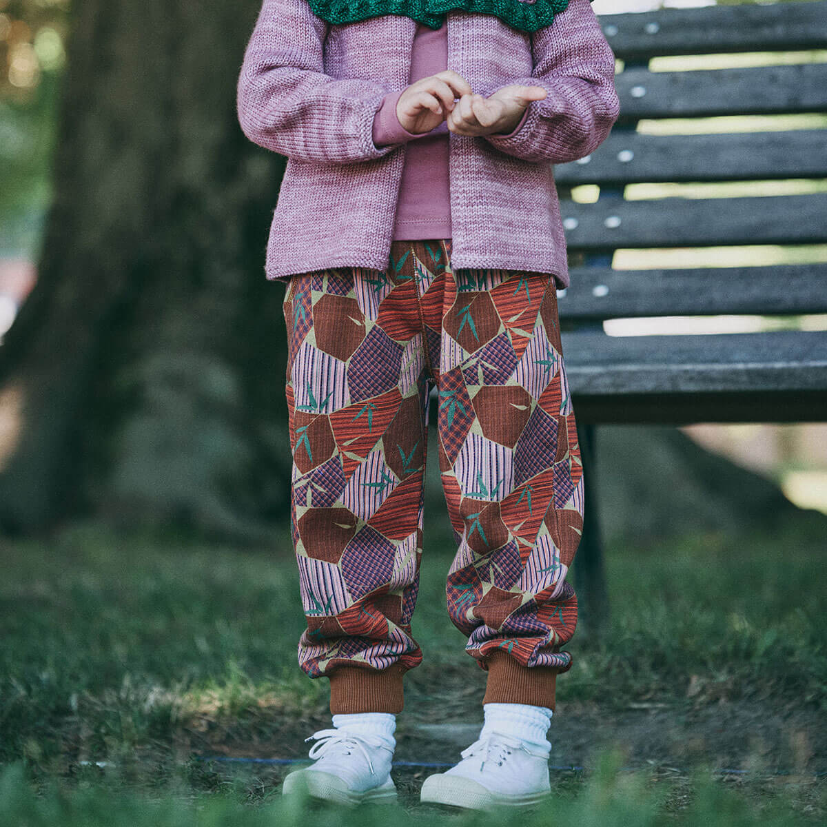 Court Jogger in Antique Rose Kyoto by Misha & Puff