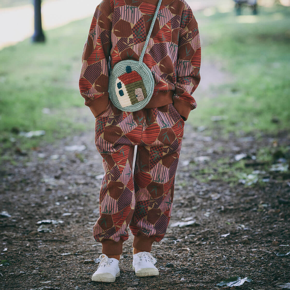 Court Jogger in Antique Rose Kyoto by Misha & Puff