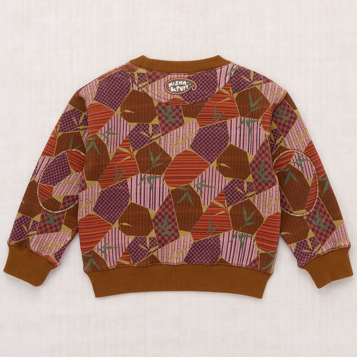 Crewneck Sweatshirt in Antique Rose Kyoto by Misha & Puff