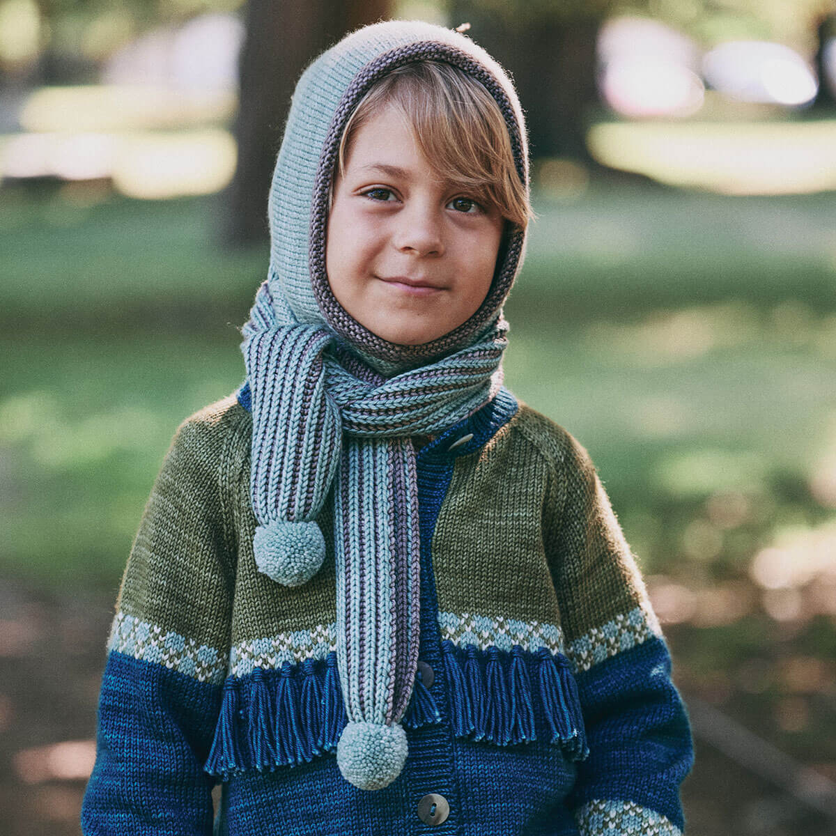 Gloucester Scarf in Onsen by Misha & Puff