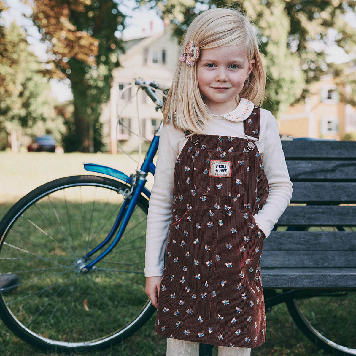 Millefleurs Peter Pan Top in String by Misha & Puff