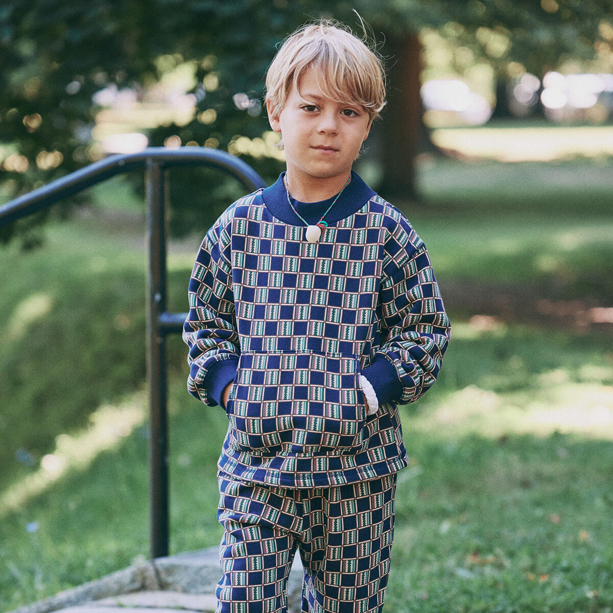 Roo Sweatshirt in Astronomy Library by Misha & Puff