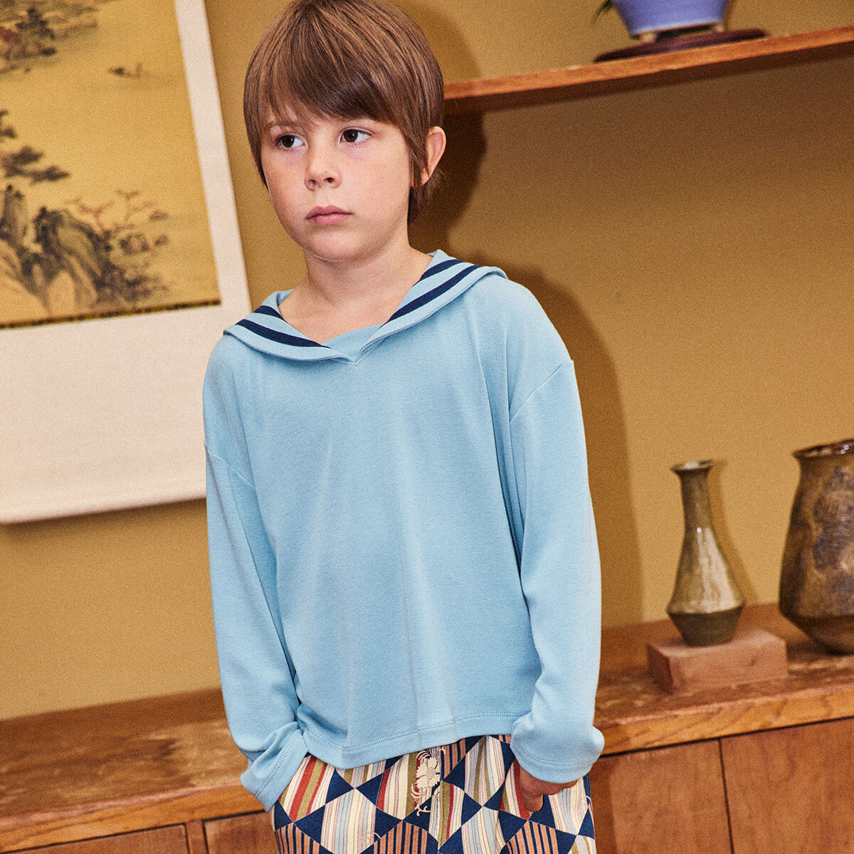 Sailor Top in Onsen by Misha & Puff