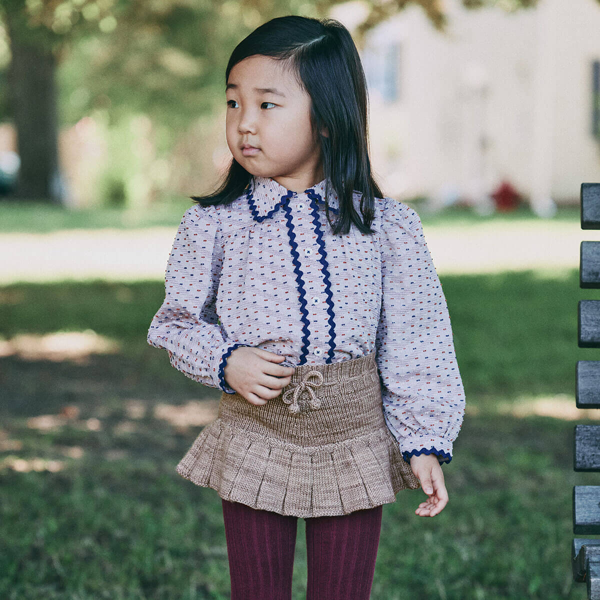 Skating Pond Skirt in Turtledove by Misha & Puff