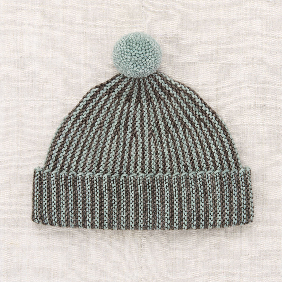 Strata Garter Hat in Onsen by Misha & Puff