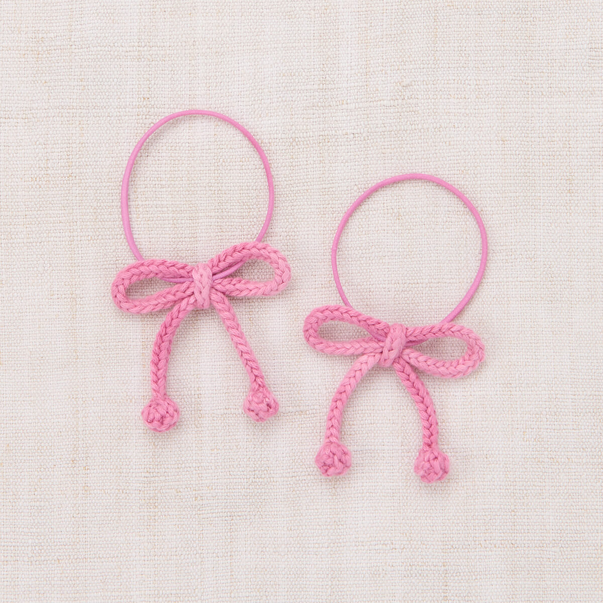 Popcorn Bow Elastic in Azalea by Misha & Puff