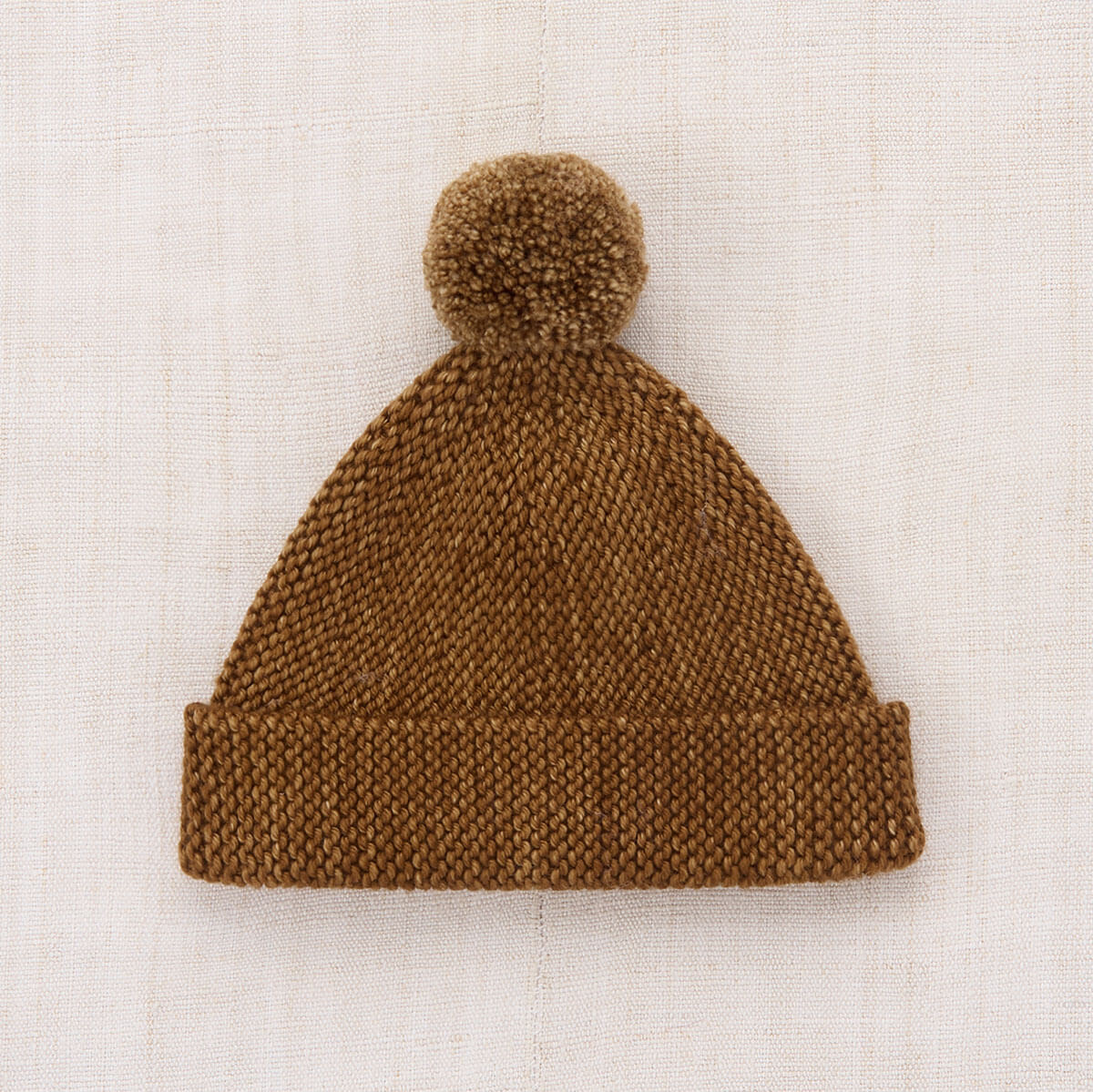 Baby Garter Hat in Acorn by Misha & Puff