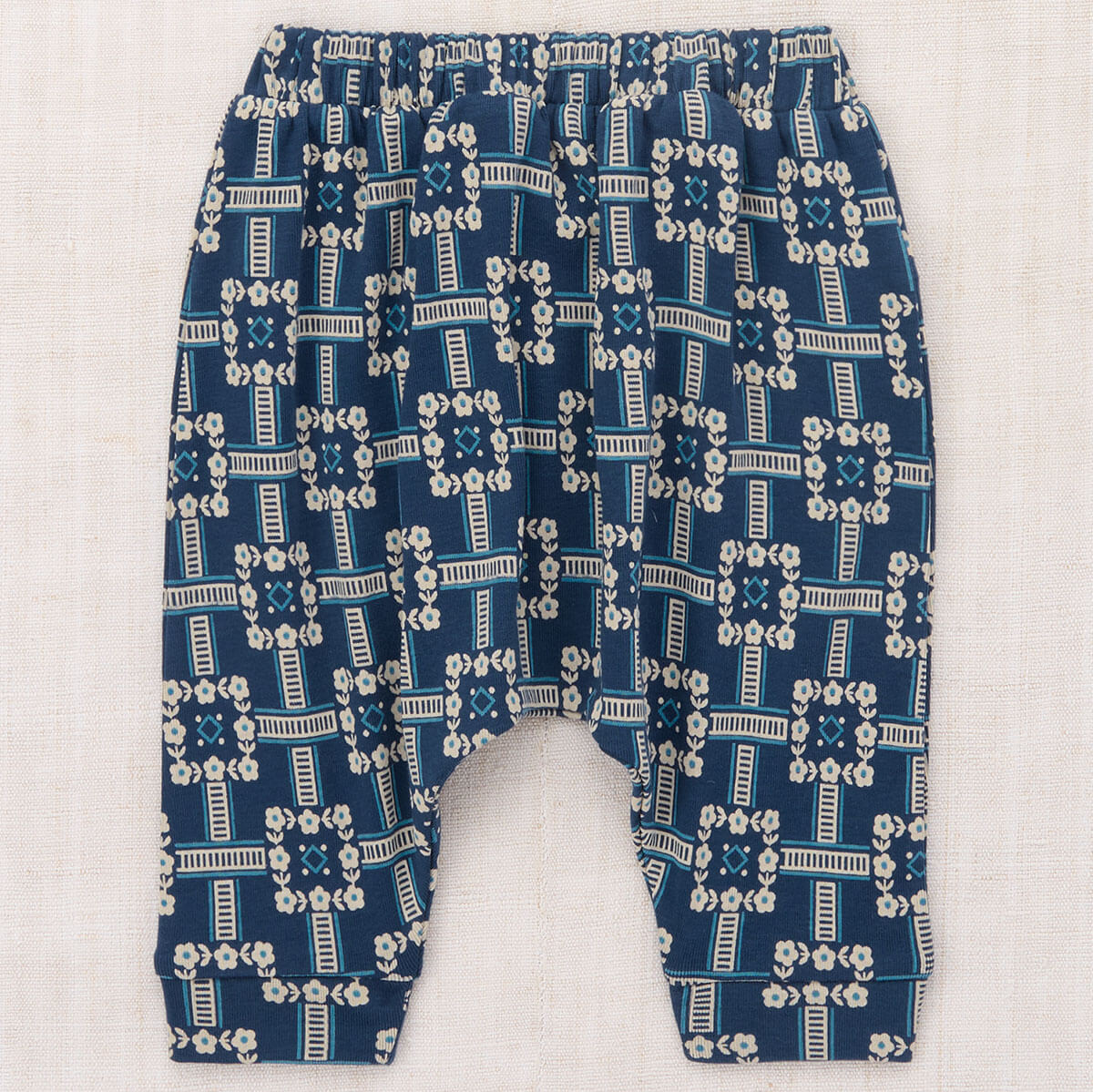Baby Gus Pant in Moonlight Railroad Floral by Misha & Puff