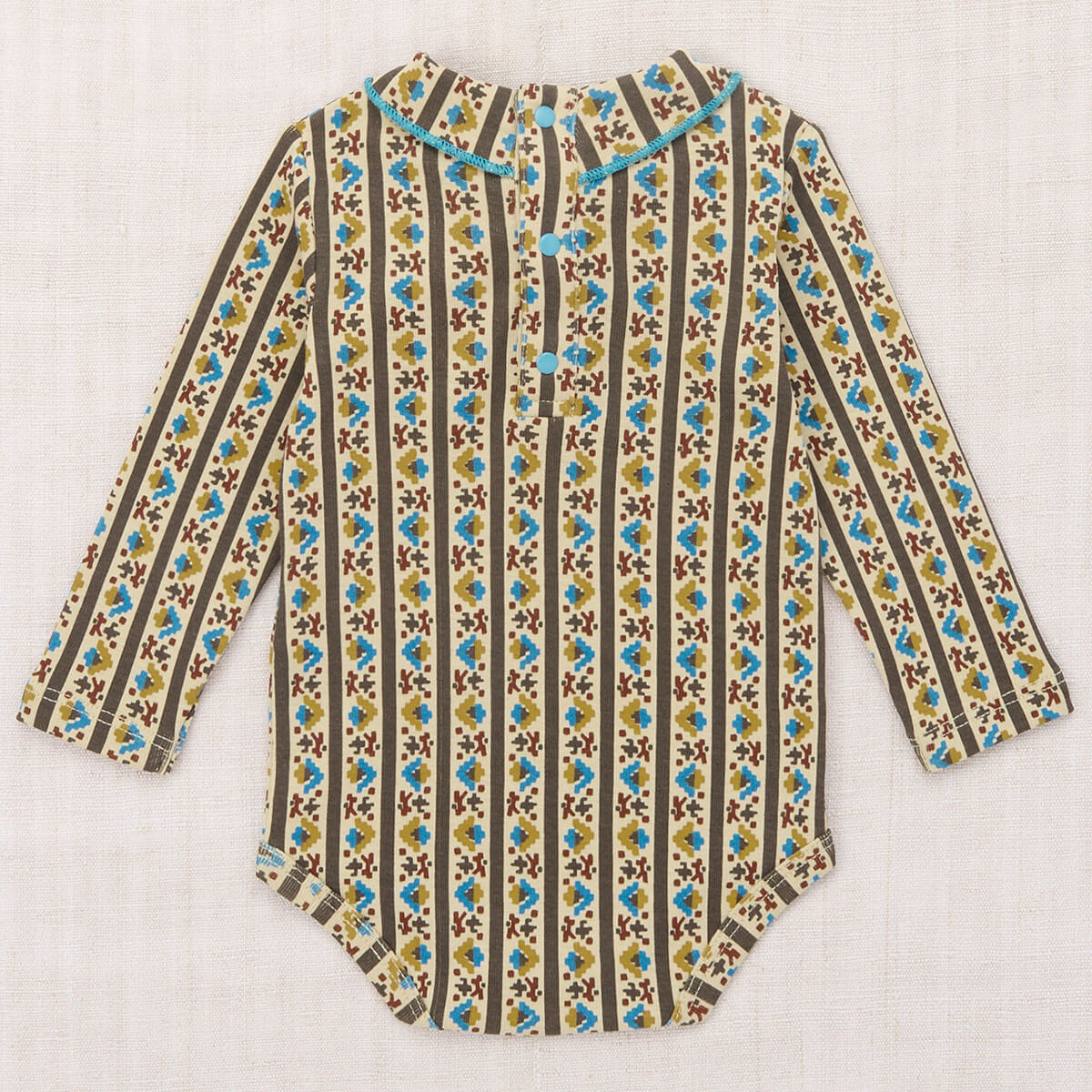 Baby Scout Onesie in Alabaster Gallup by Misha & Puff